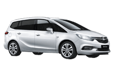 Van Hire Stansted - Vauxhall Zafira 5 + 2 - Minibus hire Stansted